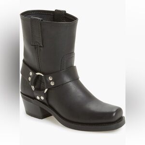 Frye Square Toe Harness Boots
